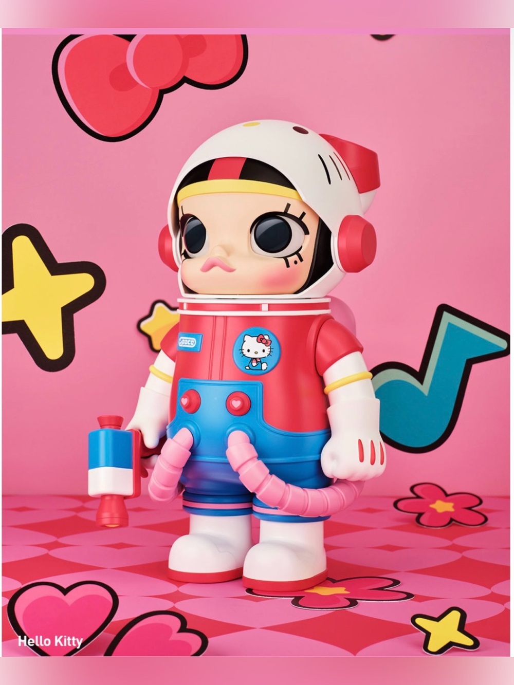 Authentic MEGA SPACE MOLLY 400% Hello Kitty And Friends Series - HELLO KITTY